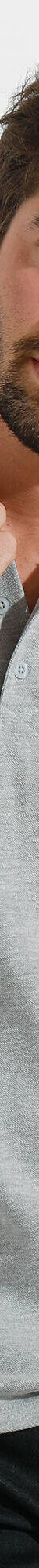 Polo uni maille piquée manches courtes (gris chiné) Polo uni maille piquée manches courtes (gris chiné)